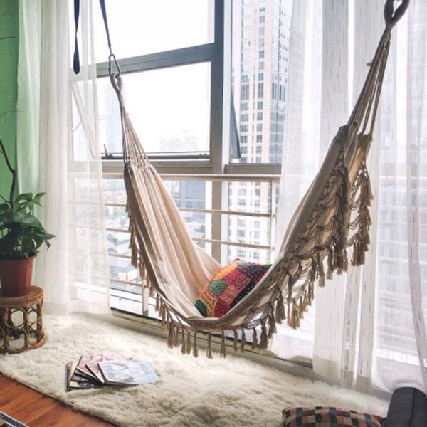 2020 backyard chair bed camping hunting foldable tassel canvas swing hammock for household outdoor leisure supply
2020 backyard chair bed camping hunting foldable tassel canvas swing hammock for household outdoor leisure supply