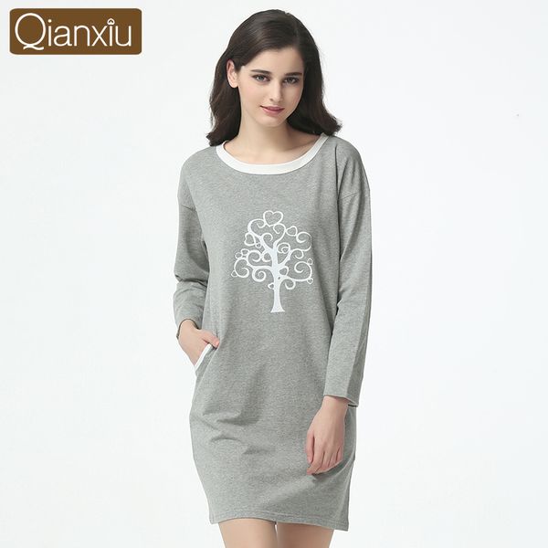 2019 осень homewear женские повседневные ослабить nighty платья дамы хлопок nightgown женщины с длинным рукавом пижамы платья с карманом, Black;red
2019 осень homewear женские повседневные ослабить nighty платья дамы хлопок nightgown женщины с длинным рукавом пижамы платья с карманом, Black;red