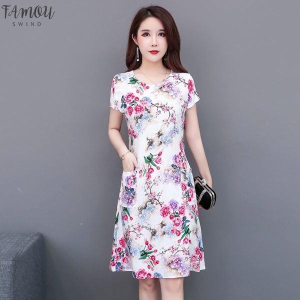 summer dress a-line size promotion vestidos mujer women dresses vanled round neck short-sleeved cotton printed slim belt l-4xl, Black;gray
summer dress a-line size promotion vestidos mujer women dresses vanled round neck short-sleeved cotton printed slim belt l-4xl, Black;gray