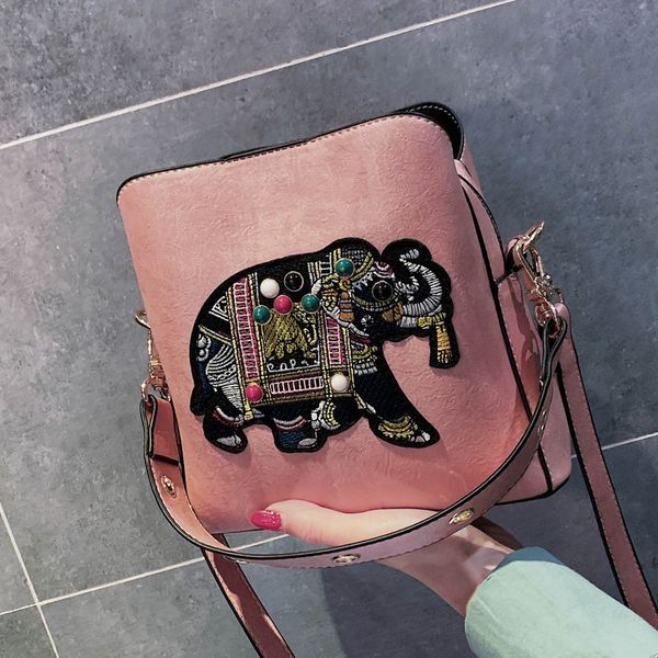 2019 new bag baby elephant female bucket bag texture bag handbag shoulder messenger bags
2019 new bag baby elephant female bucket bag texture bag handbag shoulder messenger bags