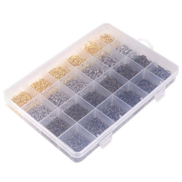 24 grids jump ring starter portable craft diy pliers tweezers lobster clasps jewelry making kit handmade with box repair tool, Blue;slivery
24 grids jump ring starter portable craft diy pliers tweezers lobster clasps jewelry making kit handmade with box repair tool, Blue;slivery
