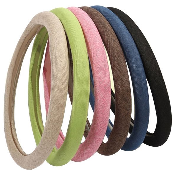 flax braided car steering wheel cover breathable non-slip auto steering covers 15 inches 38 cm universal fits most car styling
flax braided car steering wheel cover breathable non-slip auto steering covers 15 inches 38 cm universal fits most car styling