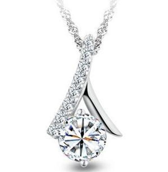 2017 fashion 925 sterling silver shiny cz zircon ladies`pendant necklaces 45cm drop shipping
2017 fashion 925 sterling silver shiny cz zircon ladies`pendant necklaces 45cm drop shipping