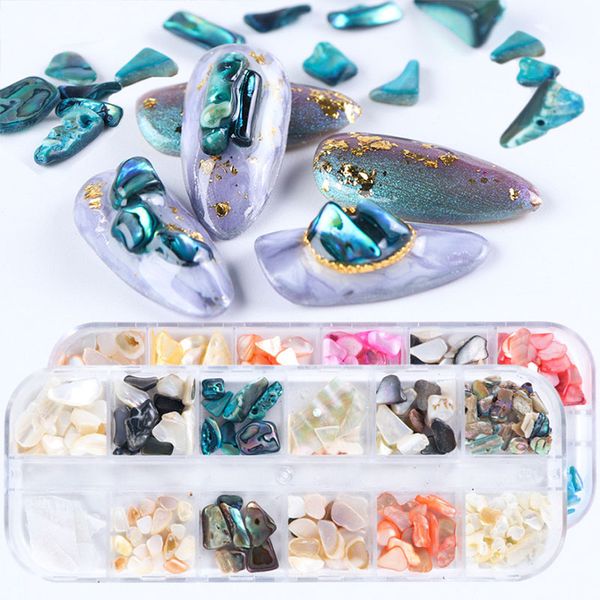 12grids gradient nail decorations mixed abalone shell sparkles slice stone charms for nail art flakes accessories tips chrb01-04, Silver;gold
12grids gradient nail decorations mixed abalone shell sparkles slice stone charms for nail art flakes accessories tips chrb01-04, Silver;gold