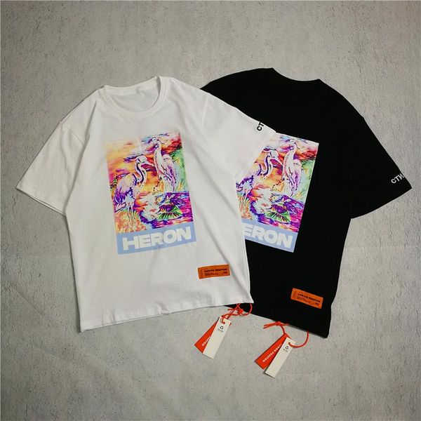 2020 herons printed designer t shirts black white mens fashion high street t shirts short sleeve tshirt, White;black
2020 herons printed designer t shirts black white mens fashion high street t shirts short sleeve tshirt, White;black
