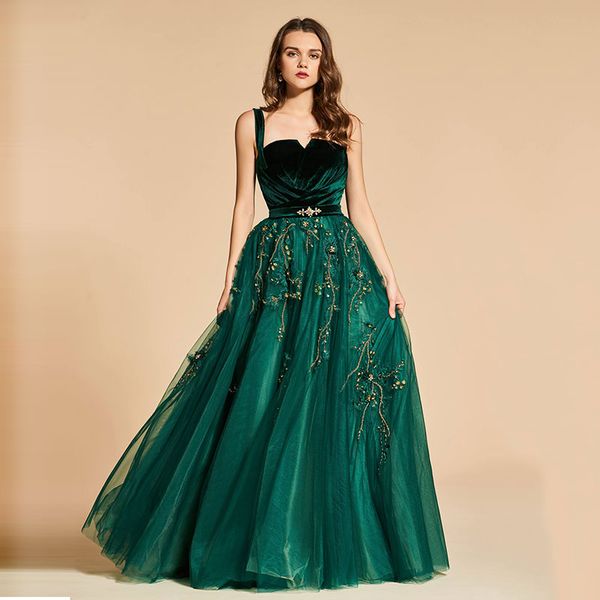 tanpell vintage evening dress straps beading velvet floor length a line gown women prom custom formal long evening dresses, White;black
tanpell vintage evening dress straps beading velvet floor length a line gown women prom custom formal long evening dresses, White;black