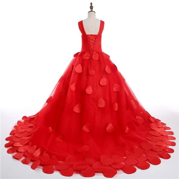 red rose petal flower girl dresses first communion dresses for girls pageant dresses for girls real picture, White;blue
red rose petal flower girl dresses first communion dresses for girls pageant dresses for girls real picture, White;blue