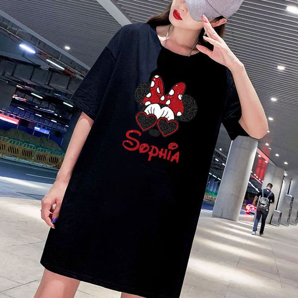women dresses fashion summer womens t shirt dresses with printed new casual streetwear dresses tees clothing size -4xl, Black;gray
women dresses fashion summer womens t shirt dresses with printed new casual streetwear dresses tees clothing size -4xl, Black;gray