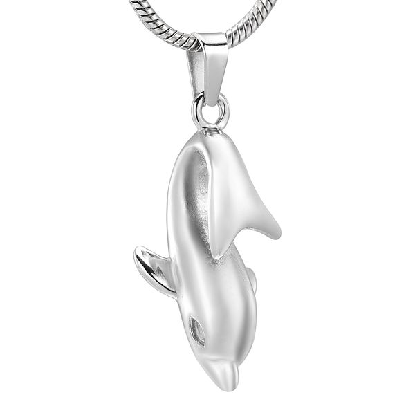 lkj10928 silver tone mini dolphin shape pet ashes holder stainless steel cremation pendant jewelry men women
lkj10928 silver tone mini dolphin shape pet ashes holder stainless steel cremation pendant jewelry men women