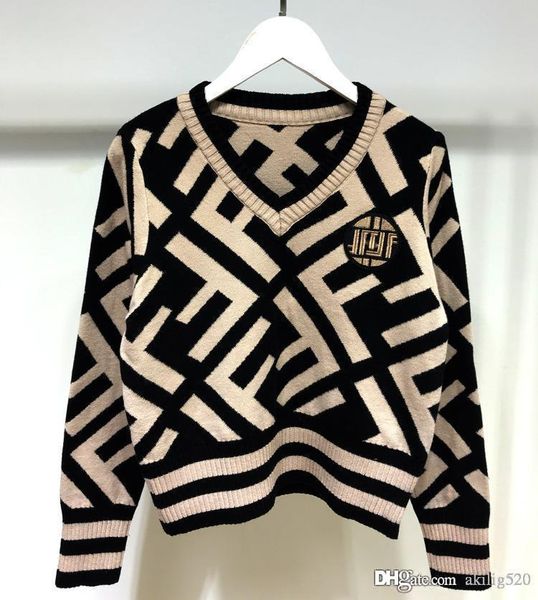 2019 loose autumn new womens ladies v-neck warm sweaters casual sweater jumper outwear size s-xl, White;black
2019 loose autumn new womens ladies v-neck warm sweaters casual sweater jumper outwear size s-xl, White;black