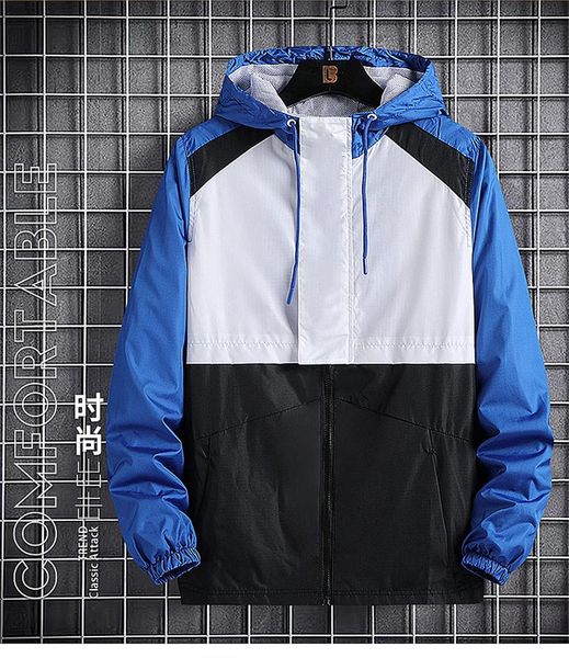 new men designer jackets natural blue black white patchwork regular breather waterproof casual jackets school clothing, Black;brown
new men designer jackets natural blue black white patchwork regular breather waterproof casual jackets school clothing, Black;brown