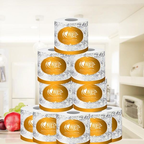 toilet paper large bathroom tissue bathroom 10 rolls household thick and moisturizing white soft 3ply toilet rolls tissue 
toilet paper large bathroom tissue bathroom 10 rolls household thick and moisturizing white soft 3ply toilet rolls tissue