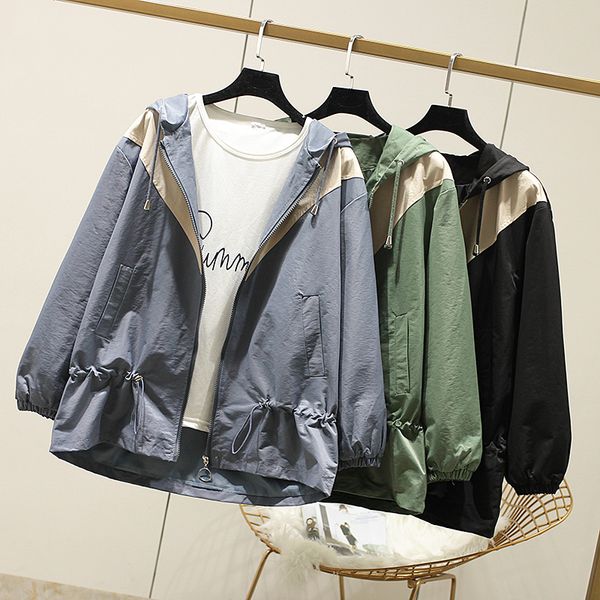 women's trench coats large size 4xl female windbreaker patchwork woman clothes hooded coat women loose plus outwear casual, Tan;black
women's trench coats large size 4xl female windbreaker patchwork woman clothes hooded coat women loose plus outwear casual, Tan;black