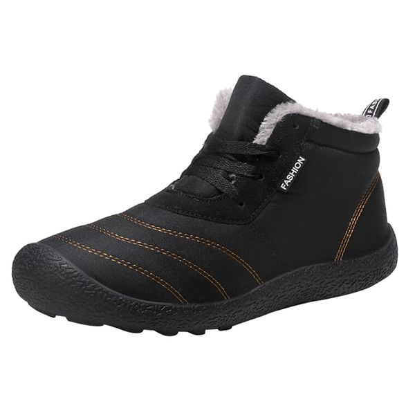 sagace new fashion men winter shoes solid color snow boots plush inside bottom keep warm waterproof ski boots size 39-48 2020, Black
sagace new fashion men winter shoes solid color snow boots plush inside bottom keep warm waterproof ski boots size 39-48 2020, Black