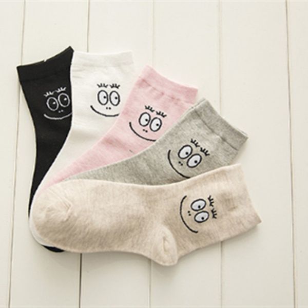women cotton socks lovely smiling face meias female kawaii calcetines summer short socks women casual soft funny hot, Black;white
women cotton socks lovely smiling face meias female kawaii calcetines summer short socks women casual soft funny hot, Black;white