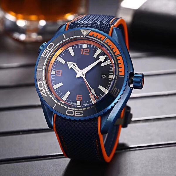 2020 sale men's quality watch series 45mm blue orange dial blue face 2813 automatic mechanical rubber straps male quality watches, Slivery;brown
2020 sale men's quality watch series 45mm blue orange dial blue face 2813 automatic mechanical rubber straps male quality watches, Slivery;brown