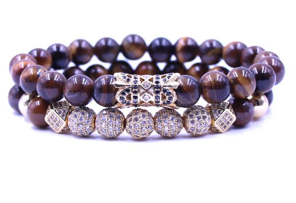 8mm 2pcs/set xg3 gold elastic adjusted nature yellow tigereye bead micro pave cz zircon cubic zirconia tube bracelet jewelry, Black
8mm 2pcs/set xg3 gold elastic adjusted nature yellow tigereye bead micro pave cz zircon cubic zirconia tube bracelet jewelry, Black
