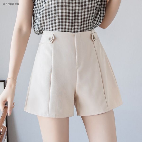 women's shorts elastic high waist summer wide leg women work fashion 2021 loose streetwear short pants ladies chiffon femme, White;black
women's shorts elastic high waist summer wide leg women work fashion 2021 loose streetwear short pants ladies chiffon femme, White;black