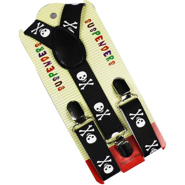 huobao fashion halloween skull print kids boys girls y-back clip-on adjustable elastic braces suspenders for children, Black;white
huobao fashion halloween skull print kids boys girls y-back clip-on adjustable elastic braces suspenders for children, Black;white