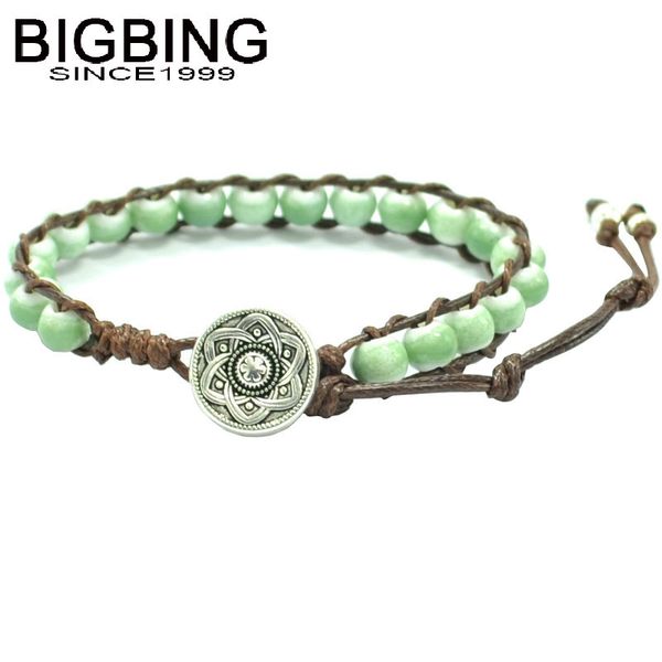 bigbing jewelry fashion handmade light green ceramic beads charm bracelet wrap bracelet fashion jewelry a063, Golden;silver
bigbing jewelry fashion handmade light green ceramic beads charm bracelet wrap bracelet fashion jewelry a063, Golden;silver