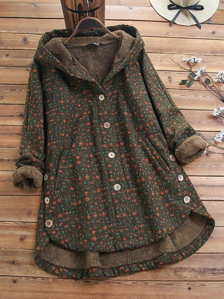 thick long winter women outwear coats vintage plaid long sleeve warm thick solid outwear button hooded outwearcoat ladies, Black
thick long winter women outwear coats vintage plaid long sleeve warm thick solid outwear button hooded outwearcoat ladies, Black