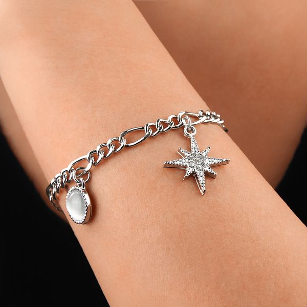 new accessories fashion popular geometric stars moon diamond bracelet jewelry opal bracelet chain bracelet jewelry, Golden;silver
new accessories fashion popular geometric stars moon diamond bracelet jewelry opal bracelet chain bracelet jewelry, Golden;silver
