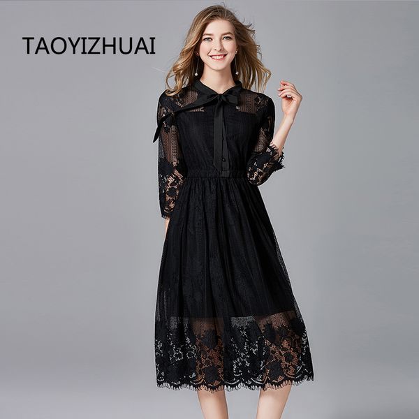 taoyizhuai 2019 new arrival spring mid calf bow tie plus size empire formal style fashion little black lace dress women 14212, Black;gray
taoyizhuai 2019 new arrival spring mid calf bow tie plus size empire formal style fashion little black lace dress women 14212, Black;gray