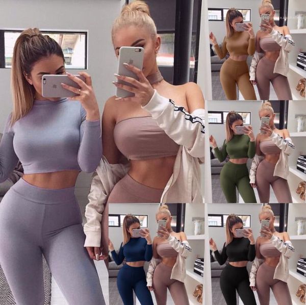 belly buttom 2pcs outfits women casual two piece pants women designer tracksuits fashion solid color long sleeve, White
belly buttom 2pcs outfits women casual two piece pants women designer tracksuits fashion solid color long sleeve, White