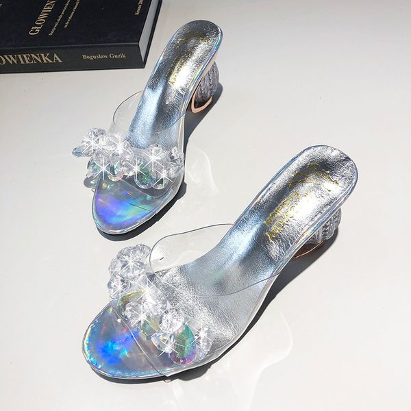 fashion transparent sandals and slippers summer shui jing gen slippers open toe surest rhinestone field fashion, Black;grey
fashion transparent sandals and slippers summer shui jing gen slippers open toe surest rhinestone field fashion, Black;grey