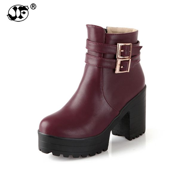 large size 34-43 buckle square high heels women shoes woman fashion thick platform black winter ankle boots 856yu
large size 34-43 buckle square high heels women shoes woman fashion thick platform black winter ankle boots 856yu