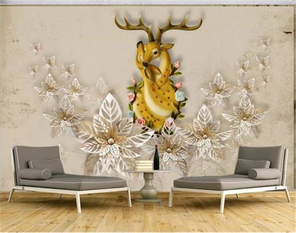 2019 new 3d wallpaper new chinese-style european and american style sika deer digital printing hd decorative beautiful wall paper
2019 new 3d wallpaper new chinese-style european and american style sika deer digital printing hd decorative beautiful wall paper