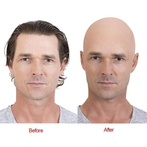 latex bald wig hair cap snood mesh stretch halloween costume cosplay props latex acting mask party novelty supplies
latex bald wig hair cap snood mesh stretch halloween costume cosplay props latex acting mask party novelty supplies