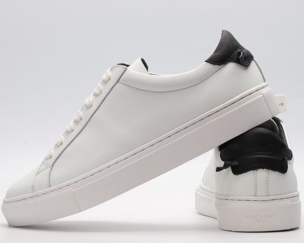 trend fashion designer casual white shoes upscale designer couple casual shoes low to help fashion wild casual shoes, Black