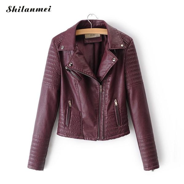 2019 new fashion women smooth motorcycle faux leather jackets ladies streetwear black pink coat long sleeve autumn winter biker
2019 new fashion women smooth motorcycle faux leather jackets ladies streetwear black pink coat long sleeve autumn winter biker