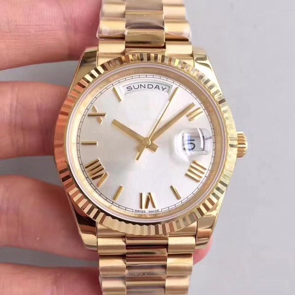 luxury men watch day date 40mm automatic mechanical movement stainless steel designer watches master president mens wristwatches facaifacai0, Slivery;brown
luxury men watch day date 40mm automatic mechanical movement stainless steel designer watches master president mens wristwatches facaifacai0, Slivery;brown