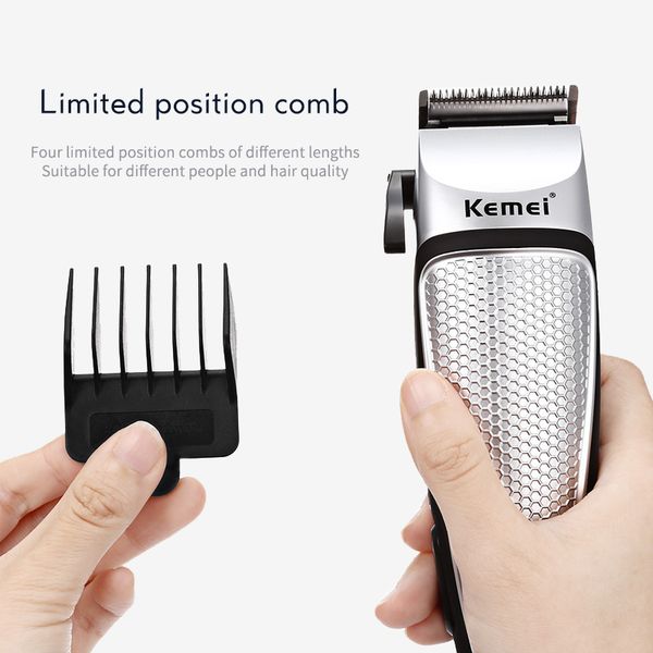 kemei 4639 электрический clipper мужские ручные машинки для стрижки волос шума борода машина personal care стрижка инструмент bwkf blgut
kemei 4639 электрический clipper мужские ручные машинки для стрижки волос шума борода машина personal care стрижка инструмент bwkf blgut