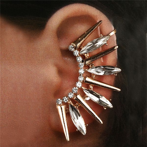 fashion cyrstal earrings punk rivet ear cuff clip trendy inlaid rhinestones alloy earcuffs gothic party jewelry clip earrings, Silver
fashion cyrstal earrings punk rivet ear cuff clip trendy inlaid rhinestones alloy earcuffs gothic party jewelry clip earrings, Silver