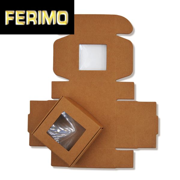 5pcs/lot kraft gift packaging box with transparent pvc window 7x7x3cm/6.5x6.5x3cm soap boxes jewelry wedding favors candy box
5pcs/lot kraft gift packaging box with transparent pvc window 7x7x3cm/6.5x6.5x3cm soap boxes jewelry wedding favors candy box