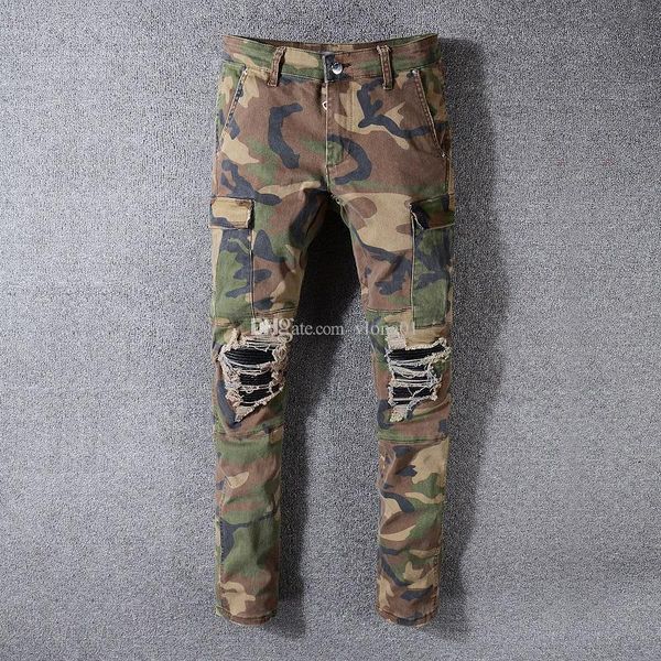new mens jeans fashion camouflage casual pants mens big pocket pants designer denim trousers, Blue
new mens jeans fashion camouflage casual pants mens big pocket pants designer denim trousers, Blue
