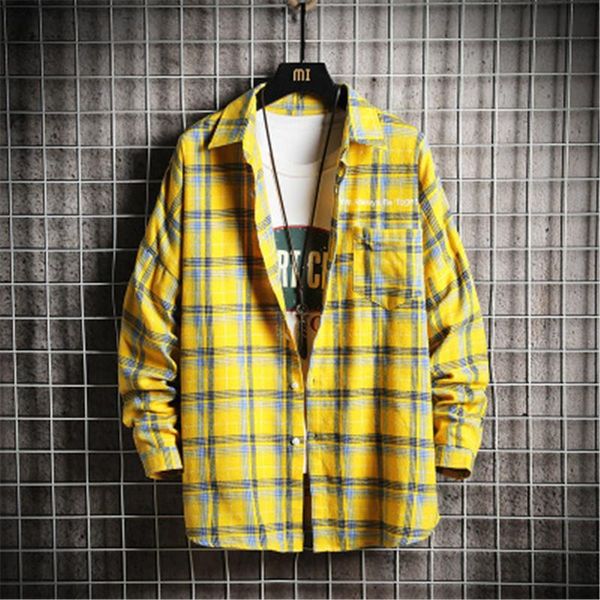 man lapel neck long sleeve shirts fashion japanese grid style homme clothing single breasted shirt tees designer male casual tooling shirts, White;black
man lapel neck long sleeve shirts fashion japanese grid style homme clothing single breasted shirt tees designer male casual tooling shirts, White;black
