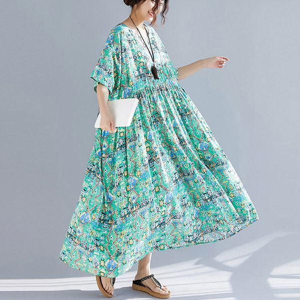 womens dresses plus size dress new arrival 2019 women summer dress vintage sundress art print big swing maxi dress 6xl new long, Black;gray
womens dresses plus size dress new arrival 2019 women summer dress vintage sundress art print big swing maxi dress 6xl new long, Black;gray