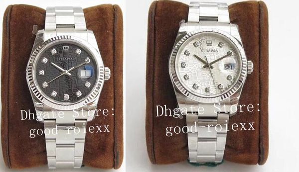 36mm jubilee diamond dial dj factory mens automatic 2836 eta watch men 904l steel date dive 116234 watches perpetual date wristwatches, Slivery;brown
36mm jubilee diamond dial dj factory mens automatic 2836 eta watch men 904l steel date dive 116234 watches perpetual date wristwatches, Slivery;brown