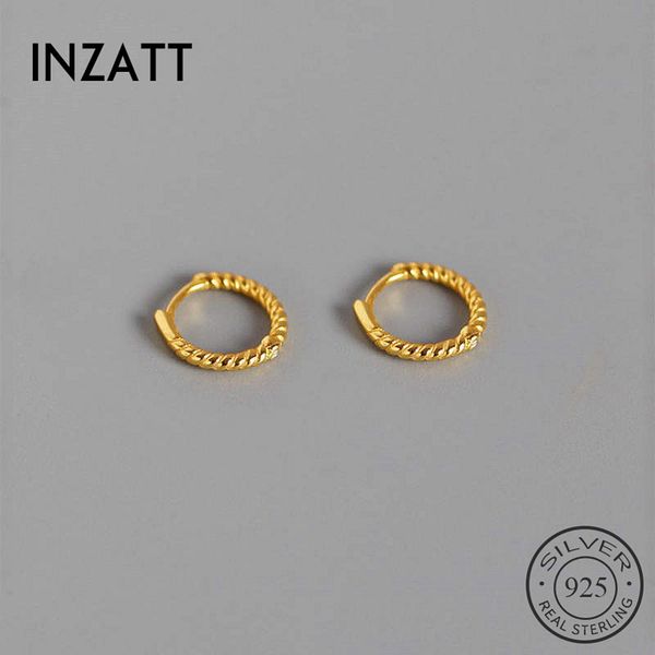inzareal 925 sterling silver spiral round hoop earrings for fashion woman party fine jewelry geometric punk accessories, Golden;silver
inzareal 925 sterling silver spiral round hoop earrings for fashion woman party fine jewelry geometric punk accessories, Golden;silver