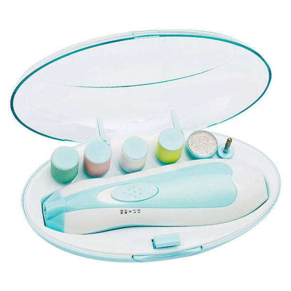 baby nail file electric nail trimmer manicure set with nail clippers,led light and 10 grinding heads(light blue
baby nail file electric nail trimmer manicure set with nail clippers,led light and 10 grinding heads(light blue