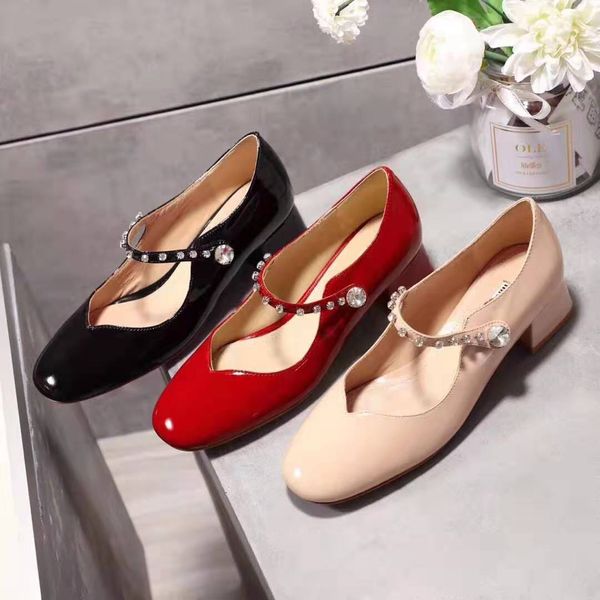 2019 fashion designer women shoes luxury original leather chunky heels red black khaki pointed toes rivet pumps dress shoes
2019 fashion designer women shoes luxury original leather chunky heels red black khaki pointed toes rivet pumps dress shoes