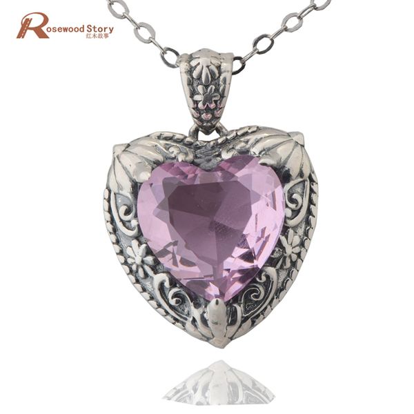 south korean style romantic vintage design pendant necklace pink cz stone crystal pendant soild 925 silver handmade jewelry
south korean style romantic vintage design pendant necklace pink cz stone crystal pendant soild 925 silver handmade jewelry