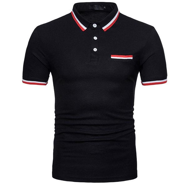 men cotton designer fashion tee men's summer personality casual slim polo short sleeve t shirt blouse, White;black
men cotton designer fashion tee men's summer personality casual slim polo short sleeve t shirt blouse, White;black
