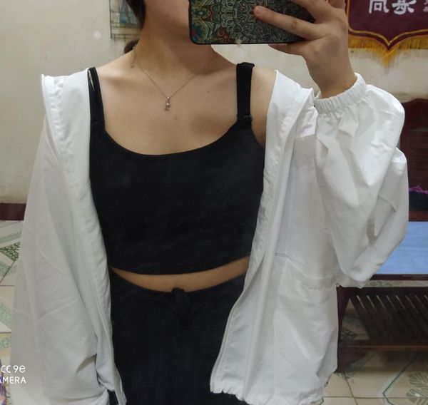 women buckle vest boob tube tank bralet sheer mesh cami crop top, Black;white
women buckle vest boob tube tank bralet sheer mesh cami crop top, Black;white