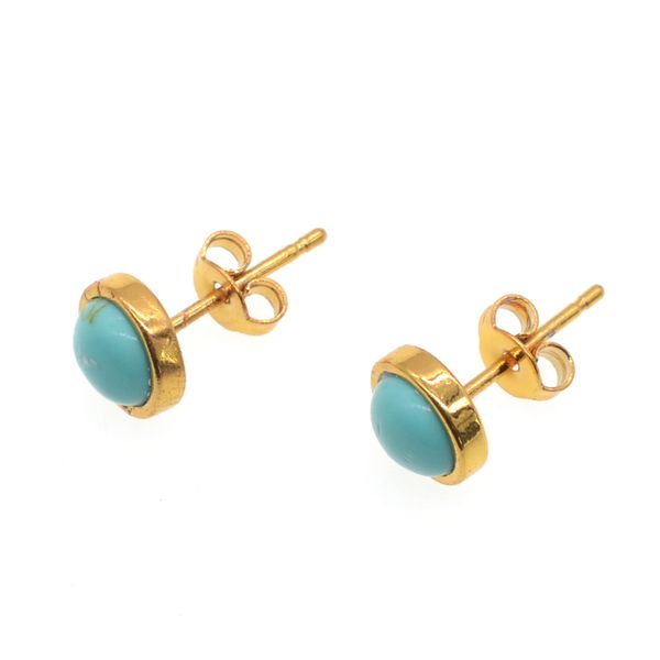 stainless steel natural stone earrings round earrings hypoallergenic suitable for female girls (mixed color), Golden
stainless steel natural stone earrings round earrings hypoallergenic suitable for female girls (mixed color), Golden