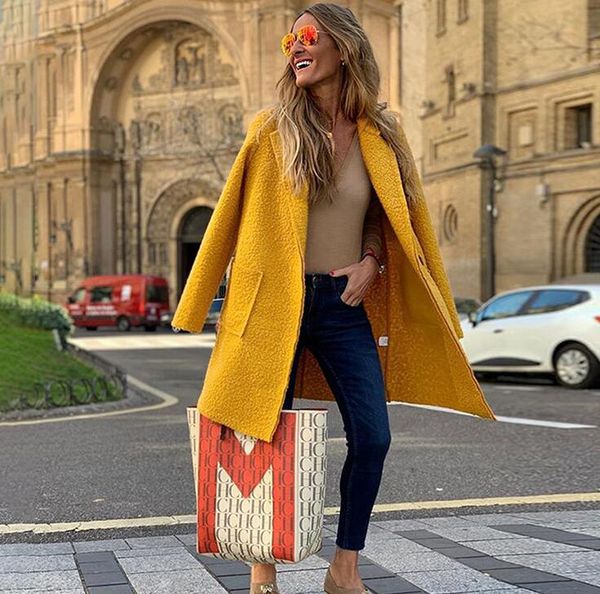 2019 trending winter coats streetwear for ladies women pockets plus size yellow 1936, Black
2019 trending winter coats streetwear for ladies women pockets plus size yellow 1936, Black